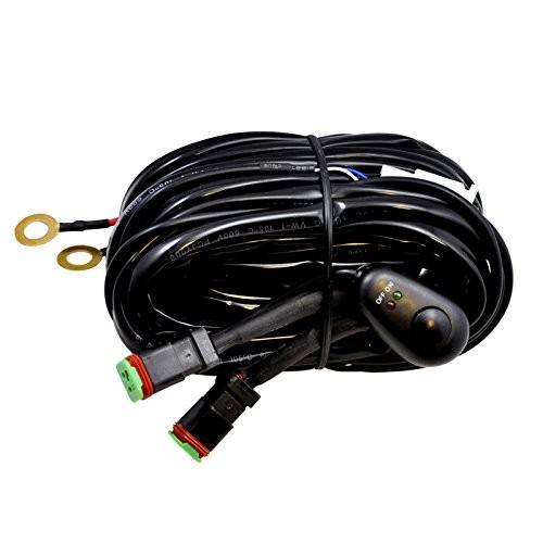 Câble relais avec interrupteur mobile pour Barre LED - 2 connecteurs