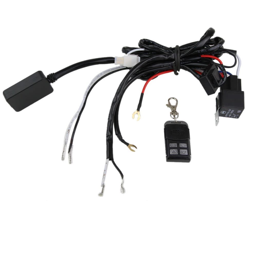 Télécommande sans fil - cable relais - rampe led et barre led voiture
