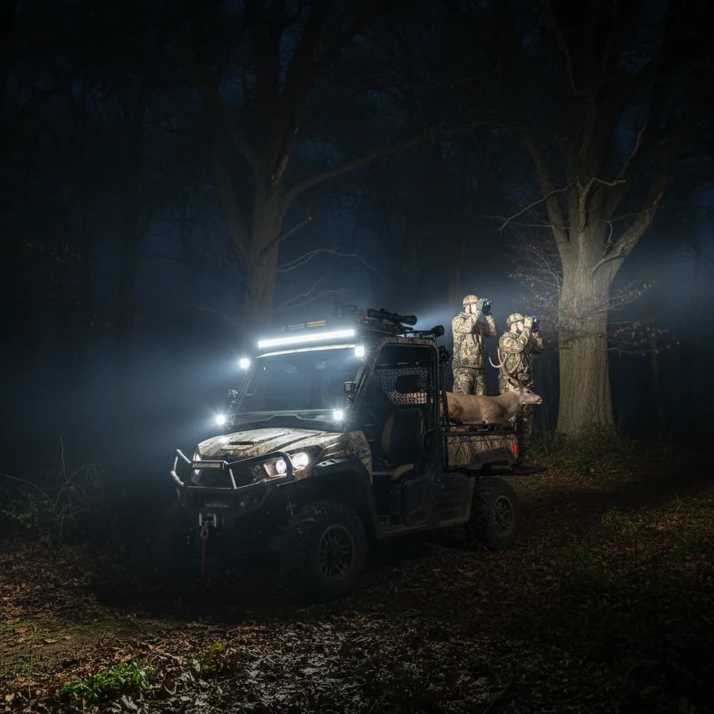 Barre LED pour la chasse : éclairage discret et puissant