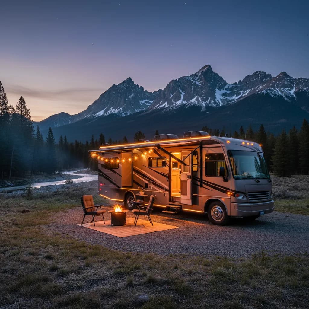 Éclairage LED pour camping-car