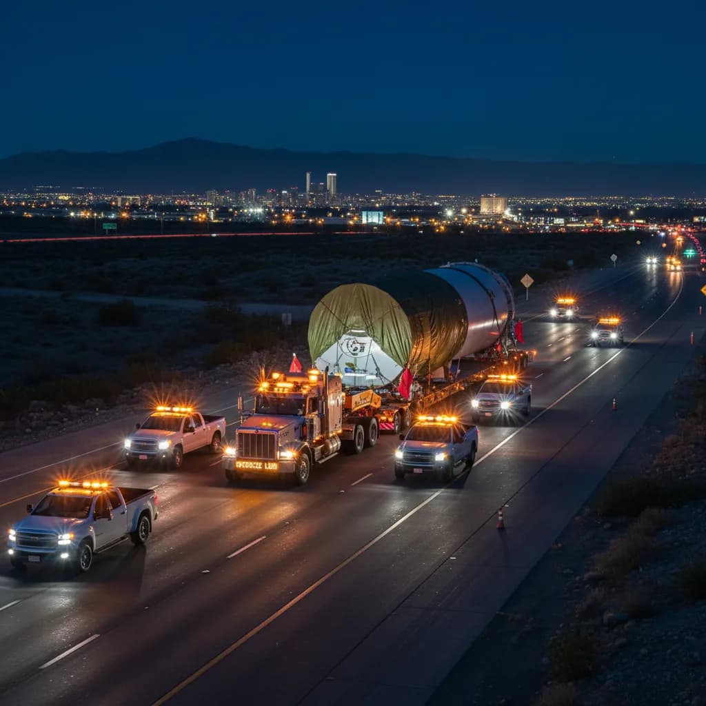 Éclairage LED pour convoi exceptionnel