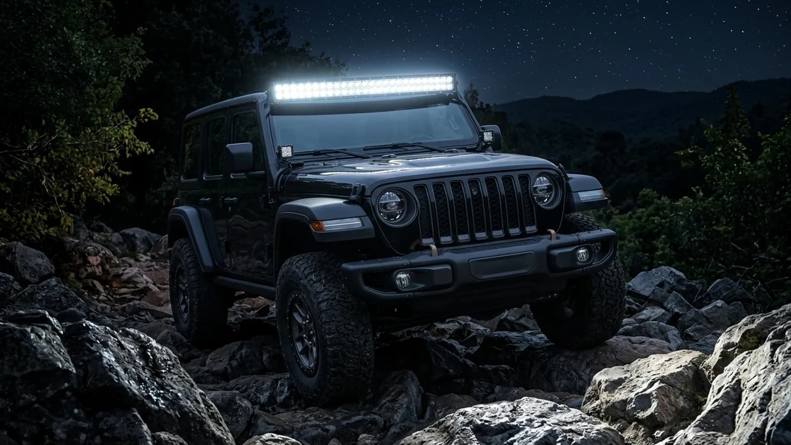 Barre LED pour Jeep Wrangler Rubicon