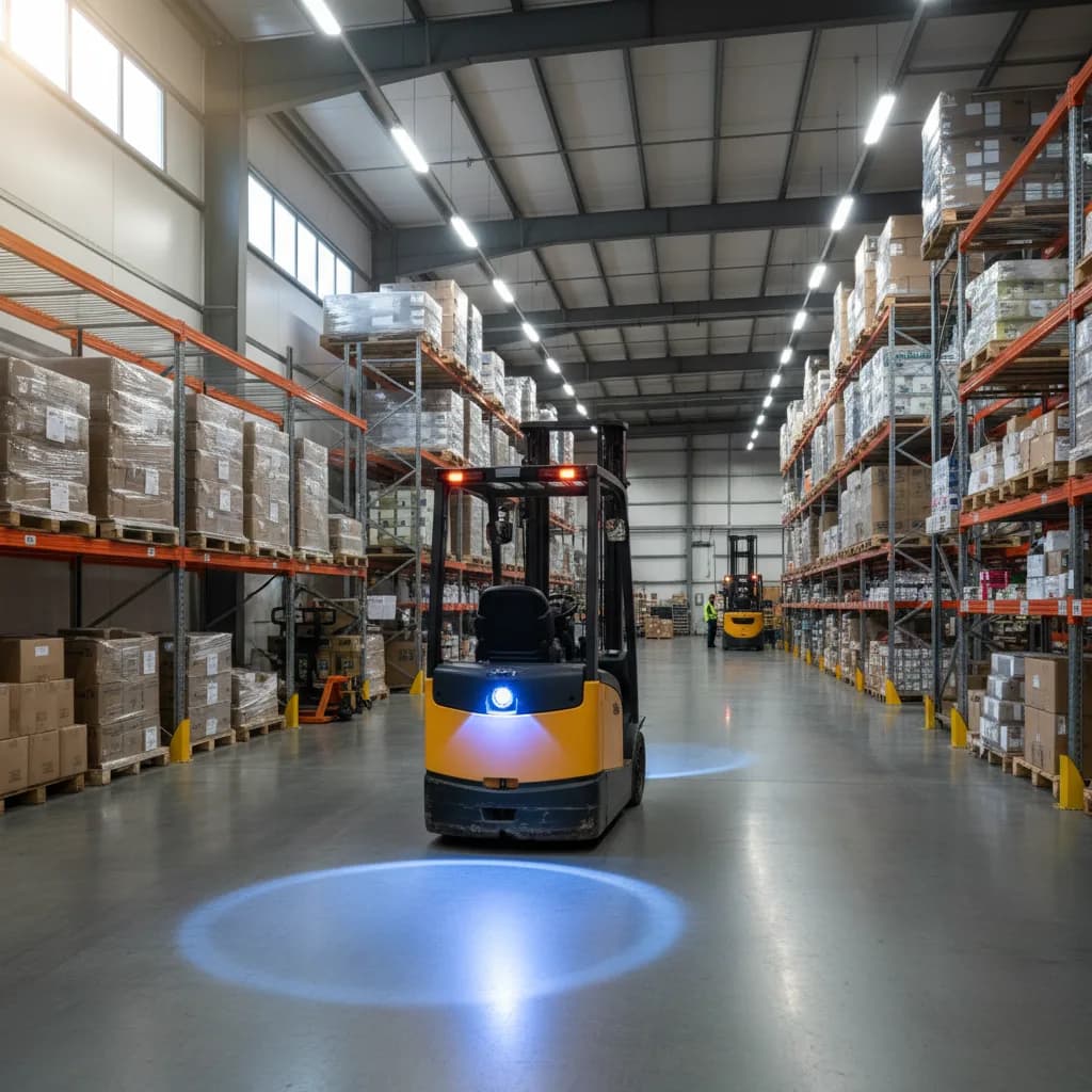 Éclairage LED pour manutention et entrepôt