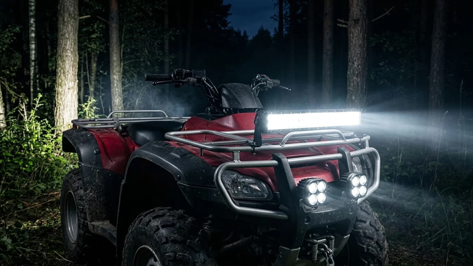 Barre LED et feux additionnels pour quad