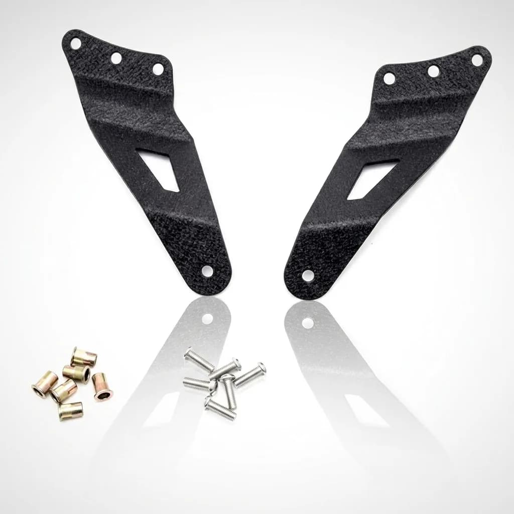 Support de fixation pro pour barre LED toit et pare-brise 4x4 et camion