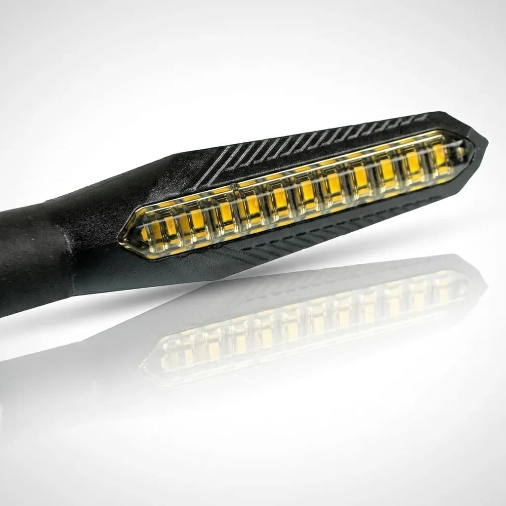Clignotants LED dynamiques séquentiels pour moto