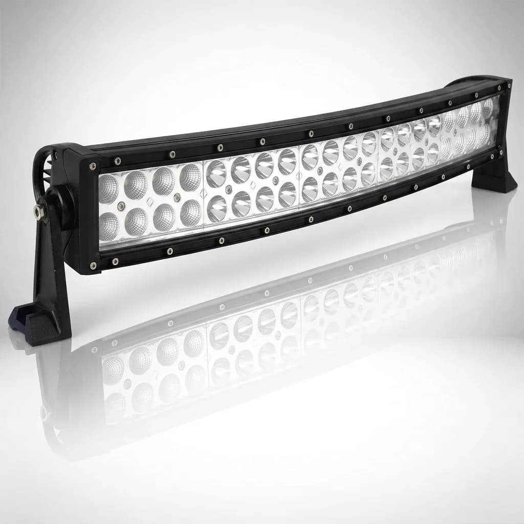 Barre LED 120w 55cm incurvée 10000 lumens double rangée