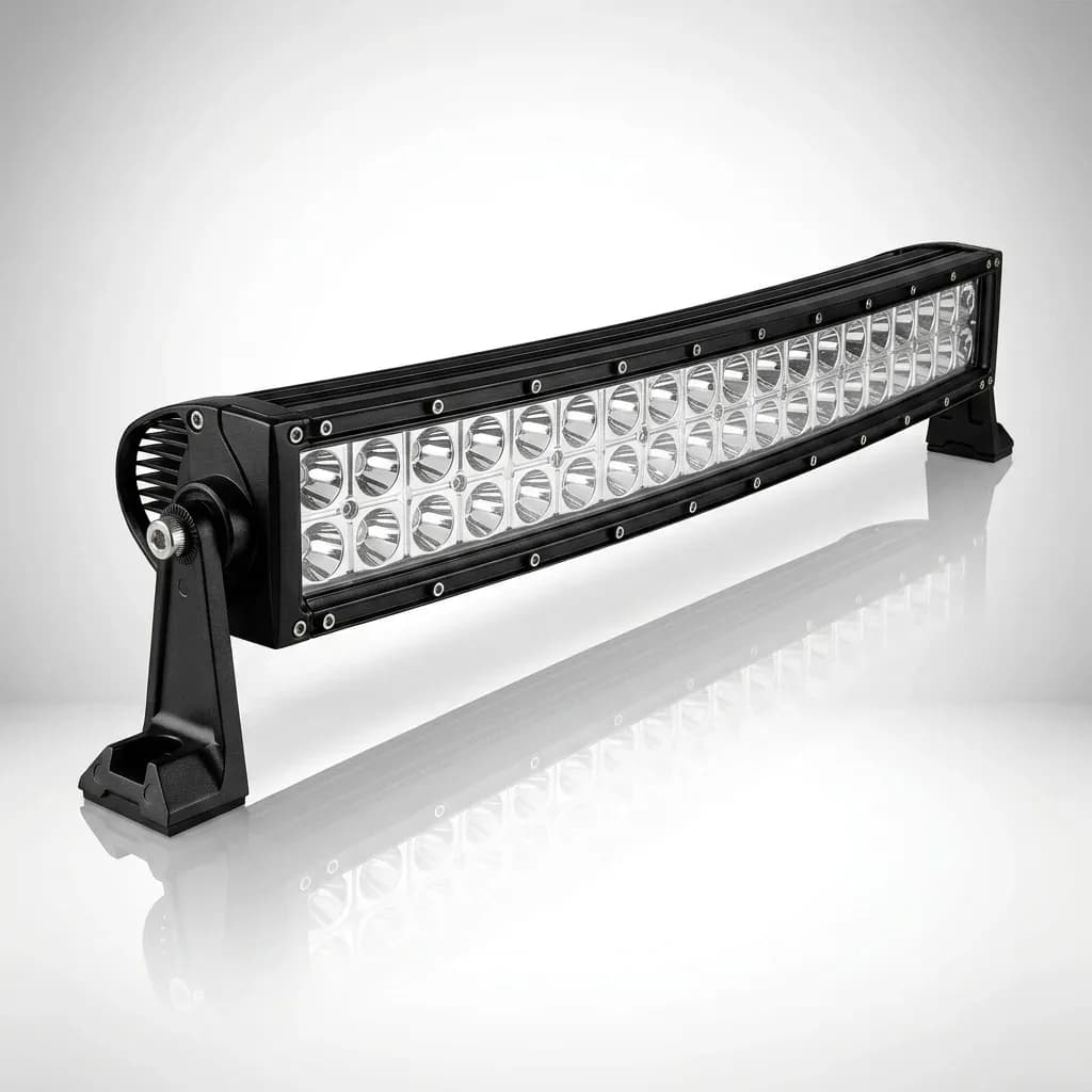 Barre LED 120w 55cm incurvée 10000 lumens double rangée pour 4x4