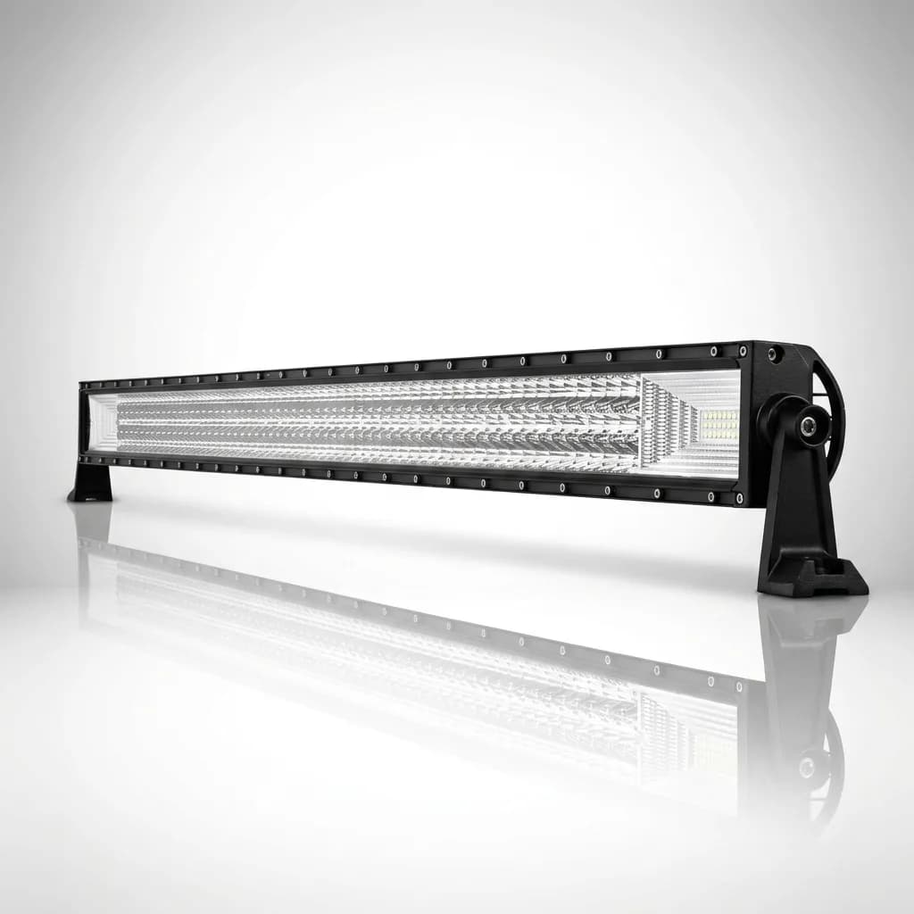 Barre LED 720w ultra puissante 125cm incurvée pour 4x4 40000 lumens faisceau combo longue portée et large