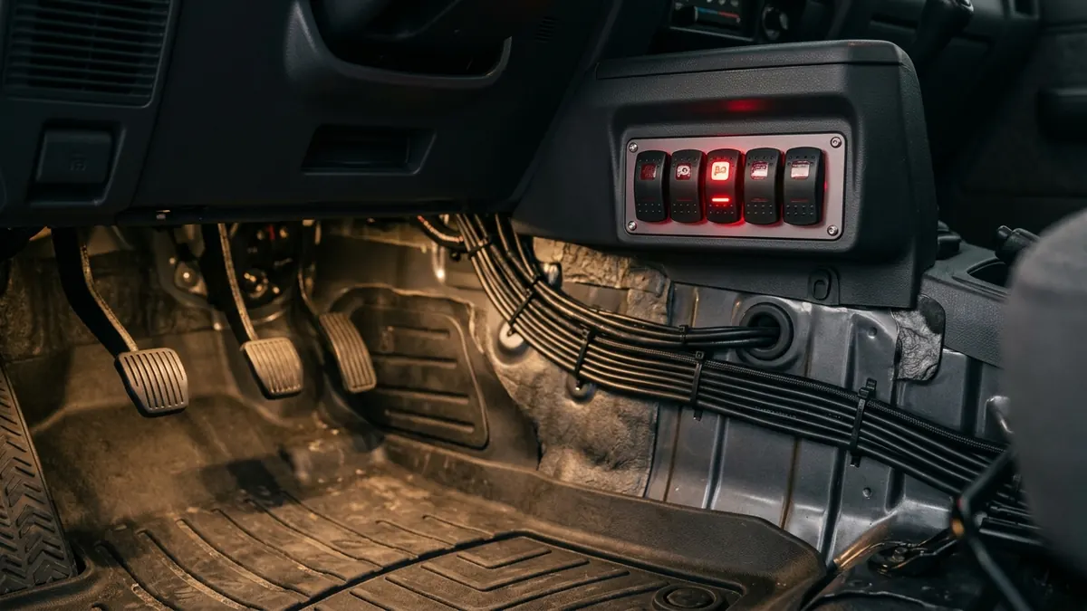 Sertissage professionnel d'une cosse étanche sur câble automobile avec pince à sertir calibrée