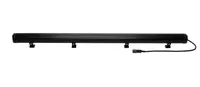 Rampe LED auto DAKAR 1000mm vue arrière avec dissipateur aluminium nervuré et câble d'alimentation