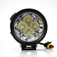 phare additionnel led XP4 Next‑Tech éteint sur fond studio, vue de face