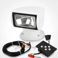 projecteur led de recherche motorisé 360° Next‑Tech 120w 12500lm 5000k IP68 sur fond studio