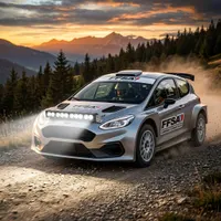 Barre LED 210w 105cm pour voitures de rallye homologuée FFSA - dimensions et profil compact