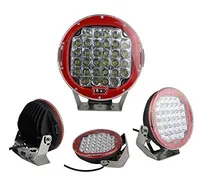 Composition multi-angles du phare LED 96W 32 leds avant arrière et profil