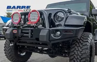 Phare LED 96W 32 leds installé sur pare-chocs ARB de Jeep Wrangler tout-terrain