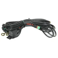 Faisceau relais Saetong 30A/40A 14VDC avec connecteur Deutsch DT étanche vert pour barre LED, cosses rondes et fusible intégré