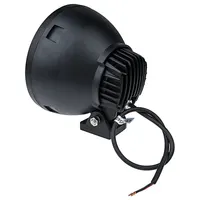 Arrière du phare LED 4x4 30W avec dissipateur, support réglable et câblage d'alimentation 10-32V