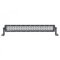 Rampe LED 120W 40 LED vue de face éteinte, double rangée optiques pour éclairage automobile