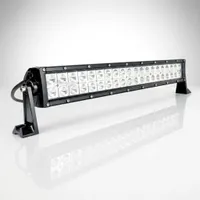 Barre LED rallye 120W 550mm double rangée, vue studio de trois quarts sur fond blanc, Next-Tech