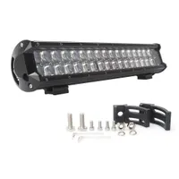 Rampe longue portée LED 108W avec kit de fixation, vis et supports de montage pour véhicule 4x4