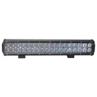 Rampe LED 4D 108W vue de face, double rangée de 36 leds CREE avec lentilles transparentes