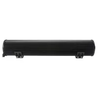 Vue arrière de la rampe LED 108W 435mm, dissipateur aluminium nervuré et pattes de fixation