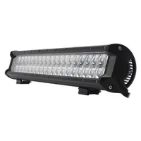 Barre LED 4D 510mm vue latérale angle, boîtier aluminium noir avec dissipateur ventilé