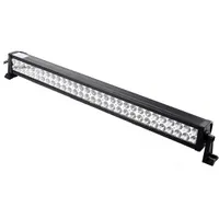 Rampe LED rallye 180W 800mm vue trois quarts avec 60 LED double rangée et supports de fixation