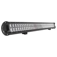 Rampe LED 4D 234W 920mm vue de trois quarts avec 78 leds double rangée et boîtier aluminium noir