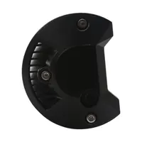 Embout latéral en aluminium de la rampe LED 4D 234W avec dissipateur thermique et vis inox