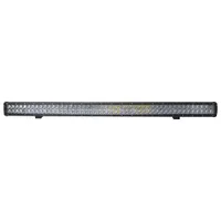 Vue de face de la rampe LED 4D 288W 96 leds avec optiques transparentes et double rangée alignée