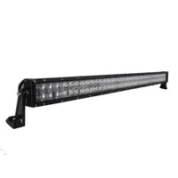Barre LED 4D 240W 1050mm vue trois quarts avec 80 leds spot et support de fixation noir