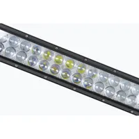Gros plan optiques 4D barre LED longue portee 240W avec lentilles bombees double rangee