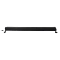 Vue arriere barre LED 240W boitier aluminium noir nervure avec dissipateur thermique