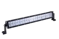 Barre LED 4D 120W 550mm vue trois-quarts avec supports de fixation et 40 leds CREE longue portée