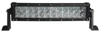 Barre LED CREE 72W 345mm vue de face éteinte montrant double rangée de 24 optiques 4D