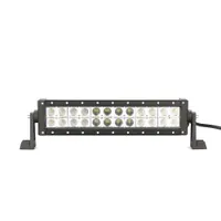 Rampe LED quad 24 LEDs vue frontale symétrique, faisceau spot flood combo 345mm pour SSV