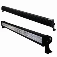 Rampe LED 288W vue avant et arrière montrant dissipateur aluminium et optiques 4x4