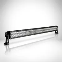 Rampe LED quad 240W 1050mm double rangée, vue studio de trois quarts sur fond blanc, Next-Tech