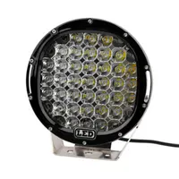 Phare de travail LED 185 23cm rond 28000 lumens - détail des LEDs et lentille optique