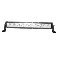Barre LED 4x4 100W 10 LEDs CREE vue de face, 550mm, faisceau longue portée pour véhicule tout-terrain