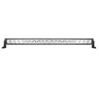 Barre LED 4x4 200W 20 leds vue de face, faisceau longue portée concentré, rampe 1080mm éteinte