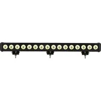 Barre LED Rallye Pro 160W 715mm vue de face éteinte avec 16 modules CREE et trois supports de fixation