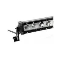 Rampe LED DAKAR 270mm gros plan sur les optiques et la fixation rail latérale