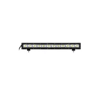 Barre LED auto 60W 510mm de face, 12 LED alignées et fixations rail visibles