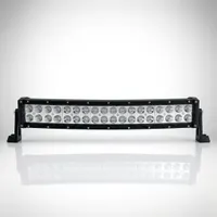 Barre LED 120w 55cm incurvée 10000 lumens double rangée - support de fixation et montage sur véhicule