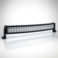 Barre LED 180w 80cm incurvée 13000 lumens double rangée - vue arrière connectique et dissipateur thermique