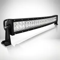 Barre LED 180w 80cm incurvée 13000 lumens double rangée - support de fixation et montage sur véhicule
