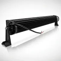 Barre LED 325w 55cm droite 22000 lumens triple rangée - vue arrière connectique et dissipateur thermique